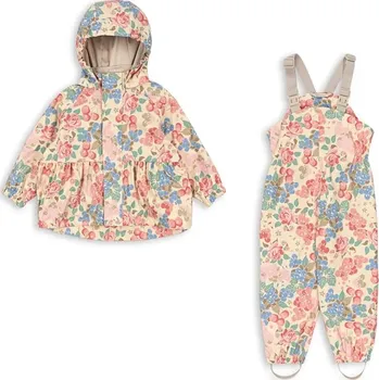 Dětské kalhoty a bunda Konges Sløjd RAINY PALME SET GIRL KS105050.PPY2 vícebarevná MLC, vel. 116