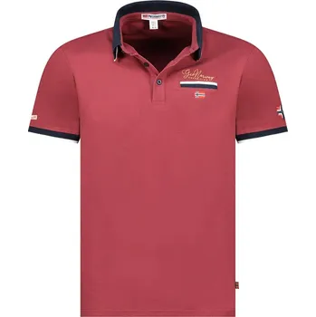 Pánské tričko Tričko Geographical Norway Bordeaux 5825623 S