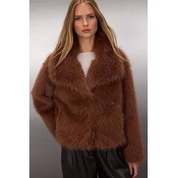 Dámská vesta Bunda trendyol Braun 3389940 S