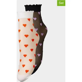 Dámské ponožky Ponožky Becksöndergaard Schwarz/ Weiß 3002000 onesize