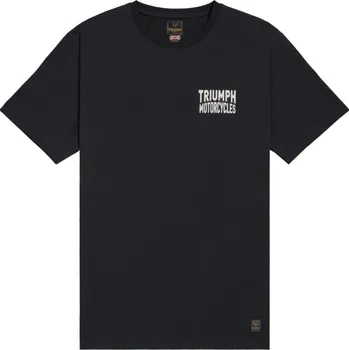 Pánské tričko Triumph Triko Piston Rich Black/Bone – 3XL