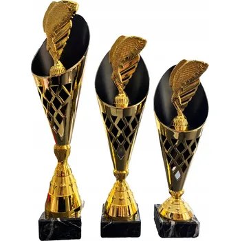 Figurka Rybářské poháry ryby rybaření velké zlaté popis figurka RYBA 44/40/38 cm