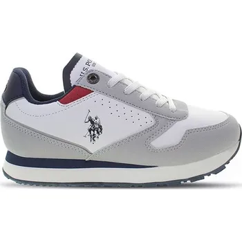 Chlapecká obuv Boty U.S. Polo Assn. Grau/ Weiß 1620211 35