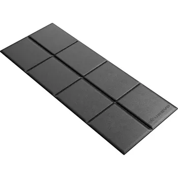 podložka na cvičení Podložka pod fitness vybavení Urevo, 160 cm x 65 cm (černá)
