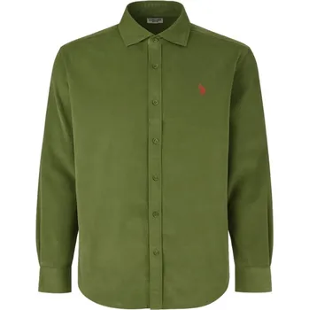 Pánské oblečení Košile U.S. Polo Assn. Oliv 6180789 L