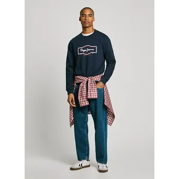 Pánská móda Mikina Pepe Jeans Dunkelblau 7488608 M