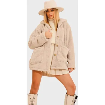 Dámská vesta Bunda Trend Alacati Beige 9819238 L