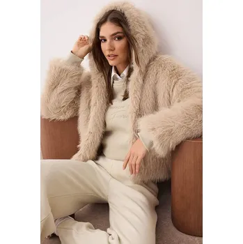 Dámská vesta Bunda trendyol Sand 2171191 S