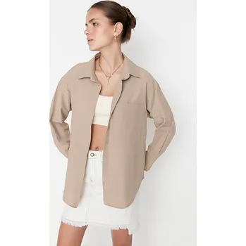 Dámská košile Košile trendyol Beige 5089979 36
