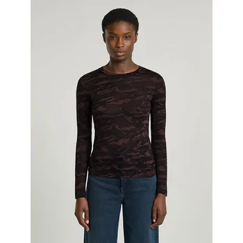 Dámské tričko G-Star Schwarz/ Lila 8108976 S