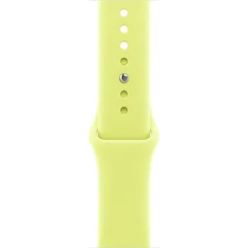 Řemínek na hodinky Apple Watch 46mm Neon Yellow Sport Band - S/M MFGV4ZM/A