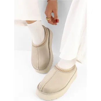 Dámské kozačky Boty trendyol Creme 707367 39