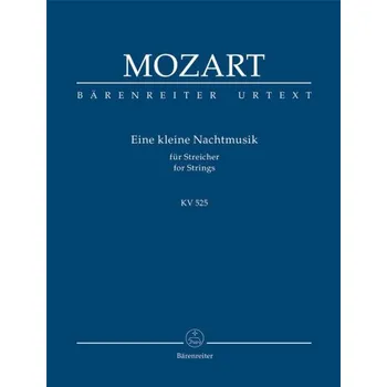 W.A. Mozart: Eine kleine Nachtmusik for strings K. 525 (noty, studijní partitura)