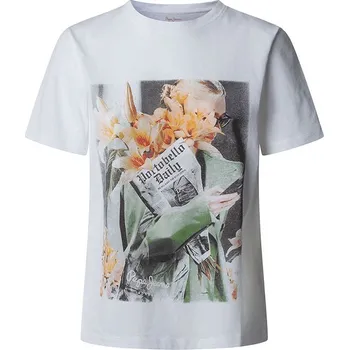 Dámské oblečení Tričko Pepe Jeans Weiß 233334 L