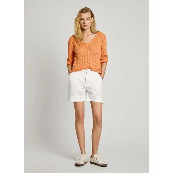 Dámské oblečení Kraťasy Pepe Jeans Weiß 9384966 L