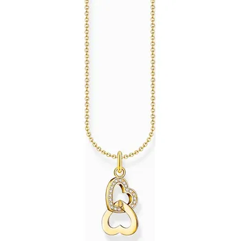 Řetízek Thomas Sabo KE2267-414-14-L45V Gold-plated chain w. intertwined hearts
