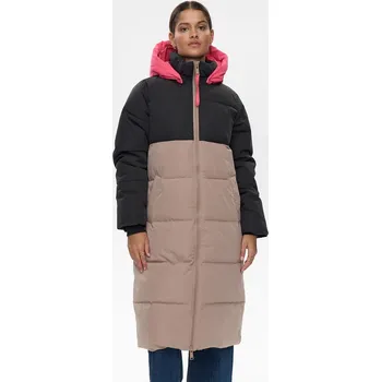 Dámská vesta Bunda NÜMPH Taupe/ Schwarz 7673243 38