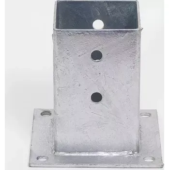 Patka sloupku čtvercová 70x70mm ( s deskou ) - zesílená