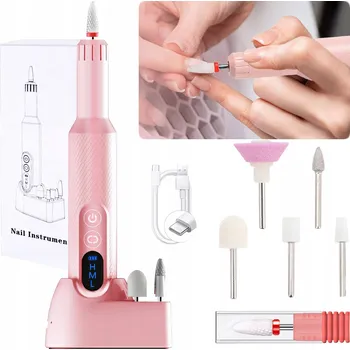 BRUSKA NA NEHTY MANIKÚRA PEDIKÚRA PROFESIONÁLNÍ BEZDRÁTOVÁ SADA