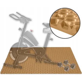 podložka na cvičení Ochranná podložka / tlumící podložka pod sportovní vybavení fitness orbitrek kolo