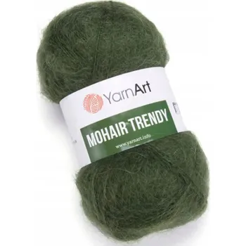 Příze YarnArt Mohair Trendy 111 Tmavě zelená