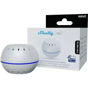 Shelly Wave H&T LR – senzor teploty a vlhkosti (Z-Wave Long Range) - Bílá