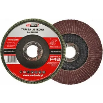 Brusný kotouč AWTools lamelový kotouč 125 mm P40 (AW56011)