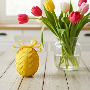 Velikonoční dekorace Žluté vajíčko (velikonoční dekorace)