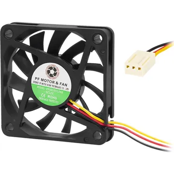 PC ventilátor JING DA FAN Ventilátor do PC 60x10 12V 6010D12 s posuvným kuličkovým ložiskem