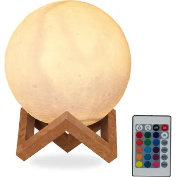 Stojací lampa Lampa RelaxDays 10026587 měsíční světlo