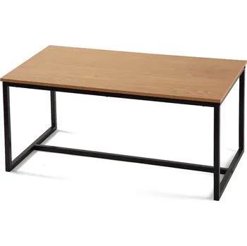 Konferenční stolek Vikio Konferenční stolek kov 90x40x47 dekor dub HKS105N