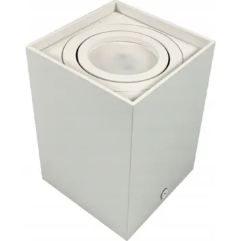 Bodové svítidlo BERGE Podhledové bodové svítidlo 6686 výklopné čtverec - bílá - 115mm 6686