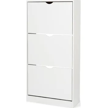 Botník Vikio Botník výklopný 3-řadý 60x118x24 bílý HBK103B-3