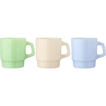 Ib Laursen Hrnek z borosilikátového skla Colours béžový