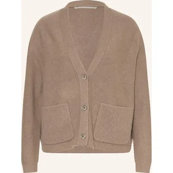 Dámský svetr (The Mercer) N.Y. Dámský Pletený Kardigan Z Kašmíru, hnědá, 36