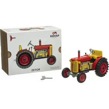 Zahradní traktor Traktor ZETOR červený - plastové disky