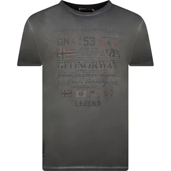 Oblečení a móda Tričko Geographical Norway Anthrazit 6744559 128