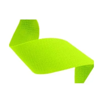 Polyesterový popruh neon šíře 25 mm Barva: 1001 neonově zelená
