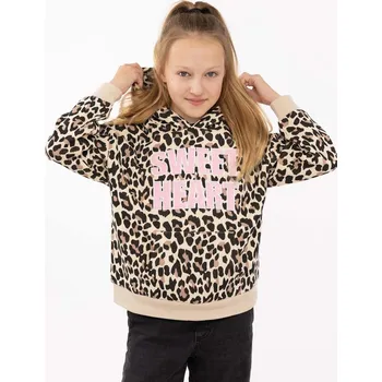 Dívčí mikina Zwillingsherz Beige/ Rosa 7592854 116