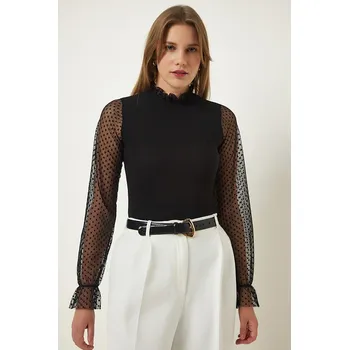 Dámské tričko Happiness Istanbul Schwarz 5746313 40