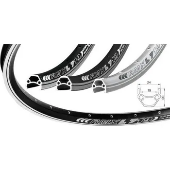 Ráfek na kolo Remerx ráfek DRAGON 719 V-brake 28' 622x19 32d bez nýtu (stříbrná)