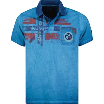 Oblečení a móda Tričko Geographical Norway Blau 900942 128