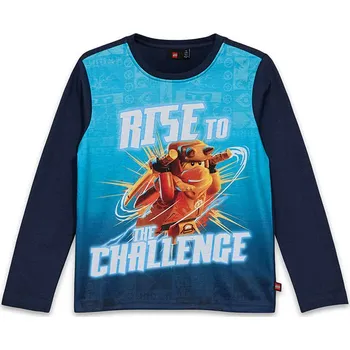 Oblečení a móda Tričko LEGO Dunkelblau/ Orange 3366228 116