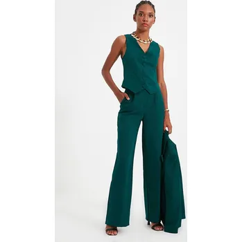 Dámské kalhoty trendyol Petrol 8094977 40