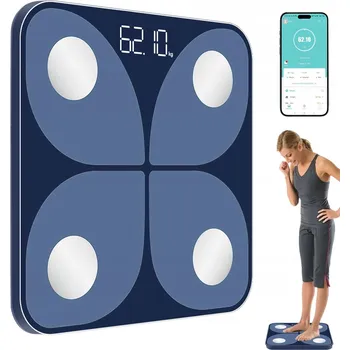 Osobní váha ELEKTRONICKÁ CHYTRÁ VÁHA LED BMI VODA SVALY TUK BMR