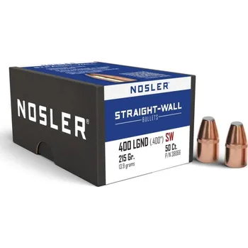 Příslušenství pro sportovní střelbu Střely Nosler Straight-Wall PP .400 Legend, dia .400, 215grs (50 ks)