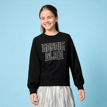 Dívčí mikina COOL CLUB Schwarz 3556811 140