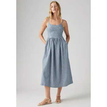 Dámská móda Šaty Levi's Hellblau/ Weiß 604784 M