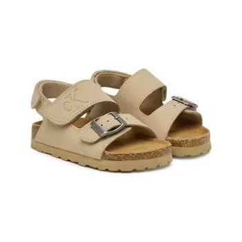 Dámské sandále Sandály Calvin Klein Velcro V3X2-83328-0315 M Béžová 28