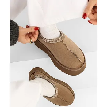 Dámské kozačky Boty trendyol Hellbraun 880880 38